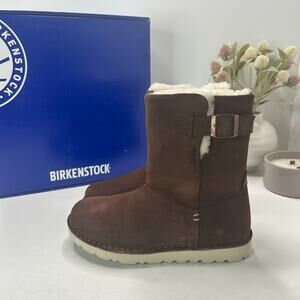 Birkenstock Westford Side Zip Boots Espresso Narrow Fit 1007051 Women's US 5 NWB